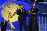LL Cool J and Gabrielle Union present at the 69th Emmy Awards. 