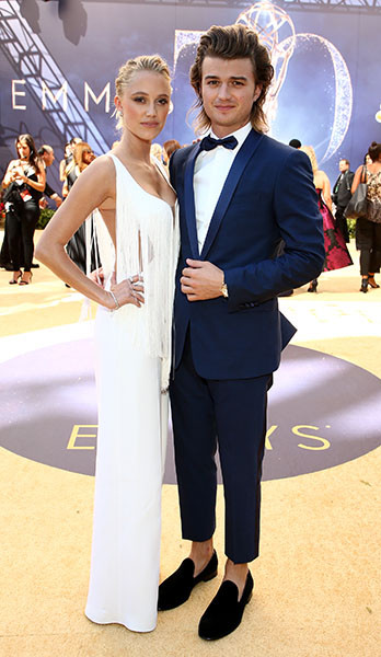 Maika Monroe and Joe Keery