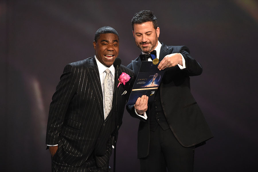 Tracy Morgan and Jimmy Kimmel