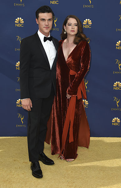 Finn Wittrock and Sarah Roberts