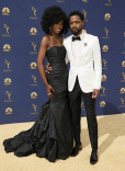 Xosha Roquemore and Lakeith Stanfield