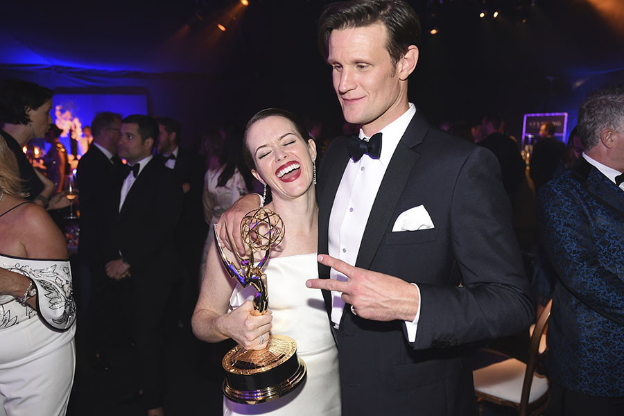 Claire Foy and Matt Smith
