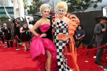 Brooke Lynn Hytes and Nina West on the red carpet at the 2019 Creative Arts Emmys.