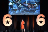 Gayle Tzemach Lemmon speaks at the Got Your 6 Storytellers event, November 10, 2015, in Los Angeles, California.