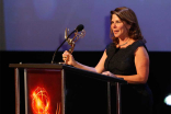 Gerri Shafter-Constant accepts an award at the 68th Los Angeles Area Emmys, July 23, 2016, at the Saban Media Center, North Hollywood, California. 