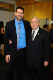 Haik Naltchayan and Leo Chaloukian at the Honoring Leo Chaloukian event in Los Angeles.