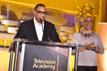 Television Academy governors Hayma Washington and Rickey Minor at the Television Academy&#039;s Dynamic and Diverse event, August 25, 2016, at the Saban Media Center, North Hollywood, California.