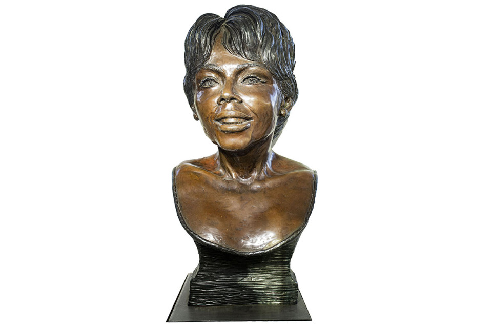 Bust of Oprah Winfrey