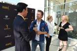 Choreographers are interviewed on the red carpet at the Choreographers nominee reception, August 28, 2016 at the Saban Media Center in North Hollywood, California