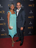 Janice Littlejohn and Navid Negahban at the Television Academy&#039;s Dynamic and Diverse event, August 25, 2016, at the Saban Media Center, North Hollywood, California.