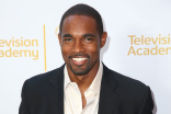 Jason George arrives at the Montage Beverly Hills for the 2014 Performers Peer Group Primetime Emmy nominee reception.