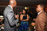 Jay Tucker, Niecy Nash, and Jason George at the Performers Nominee Reception September 19, 2015, at the Pacific Design Center in Los Angeles, California.