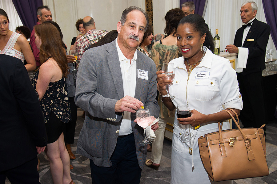 Jeffry Gitter and Barbara Fears at Networking Night Out NYC! at the St. Regis Hotel in New York City, June 12, 2015.