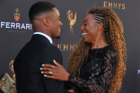 Jessie T. Usher and Erica Ash at the L.A. Area Emmy Awards presented at the Television Academy&#039;s Wolf Theatre at the Saban Media Center on Saturday, July 22, 2017, in North Hollywood, California.