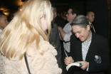 Jill Soloway signs an autograph at the reception following Transparent: Anatomy of an Episode, March 17, 2016 in Los Angeles.