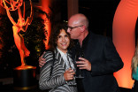 Jill Soloway and Kevin Slater at the Producers nominee reception September 18, 2015 at the Montage in Beverly Hills, California.