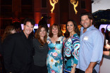 Jimmy Sprague, Television Academy governor Dorenda Moore, Television Academy governor Susan Nessanbaum-Goldberg, Lucia Gerumo, and Rich Cohen at the Executives Peer Group celebration August 25, 2015, at the Montage in Beverly Hills, California.