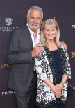 John McCook and Laurette Spang at the Daytime nominee reception, August 24, 2016 at the Saban Media Center in North Hollywood, California