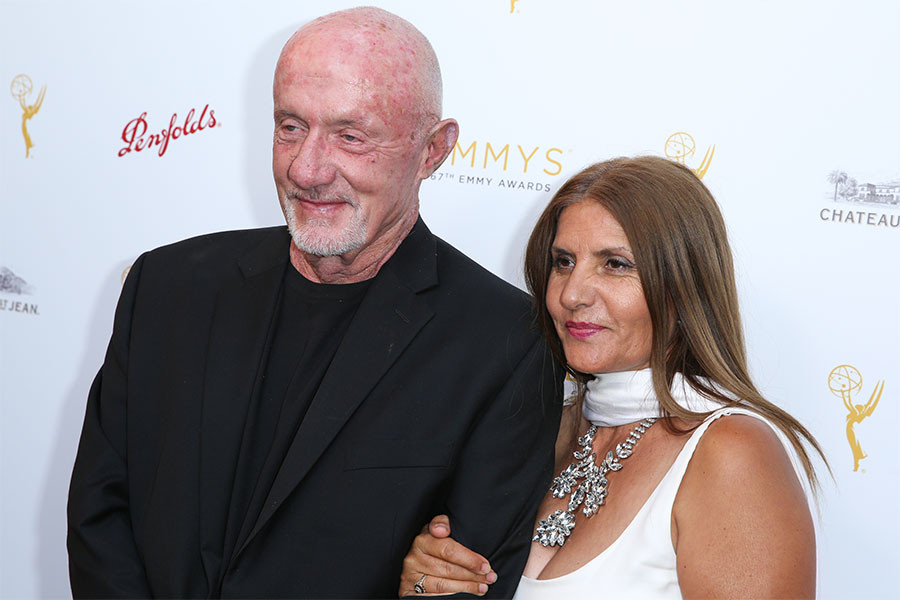 Jonathan and Gennera Banks arrive at the Performers Peer Group Celebration August 24 at the Montage in Beverly Hills, California.