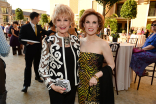 Karen Sharpe and Kat Kramer at the Performers Peer Group nominee reception.