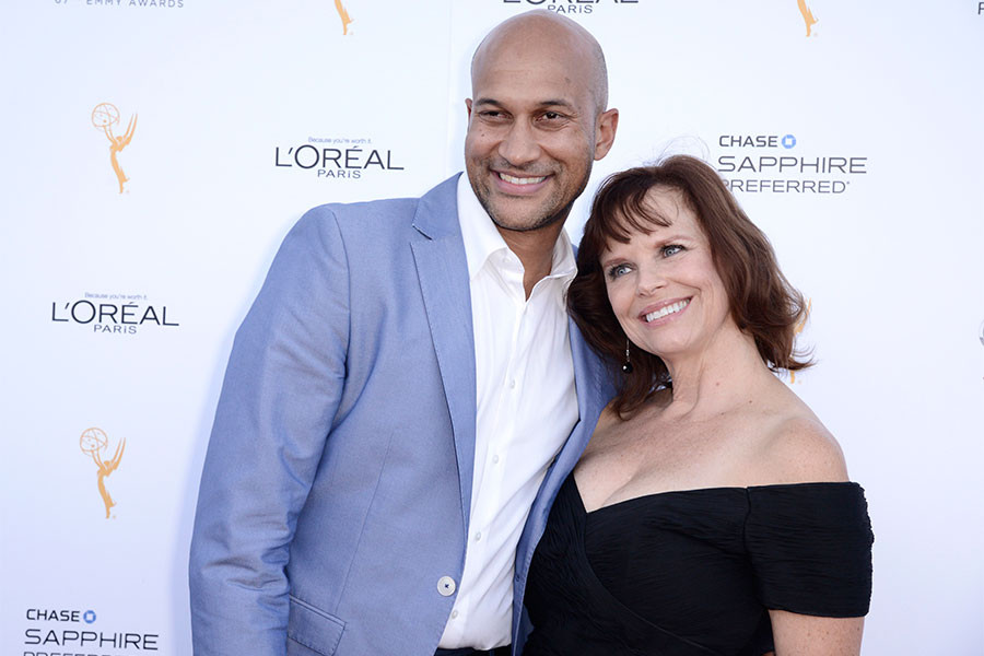 Keegan-Michael Key and Cynthia Blaise at the Performers Nominee Reception September 19, 2015, at the Pacific Design Center in Los Angeles, California.
