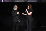 Television Academy governor Kathryn Burns interviews Kenny Ortega at &quot;Whose Dance Is It Anyway?&quot; February 16, 2017, at the Saban Media Center in North Nollywood, California.