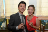 James Kim and Ellis Choi at the Motion and Title Design Nominee Reception in West Hollywood, California.