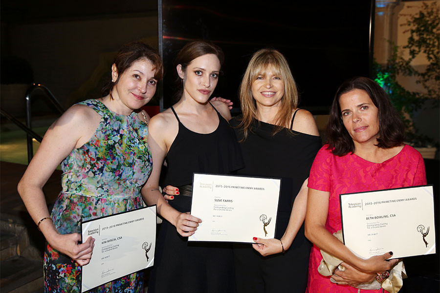 Kim Misicia, Carly Chaikin, Susie Ferris, and Beth Bowling at the Casting and Music Nominee Receptions, September 8, 2016 at the Montage in Beverly Hills, California.