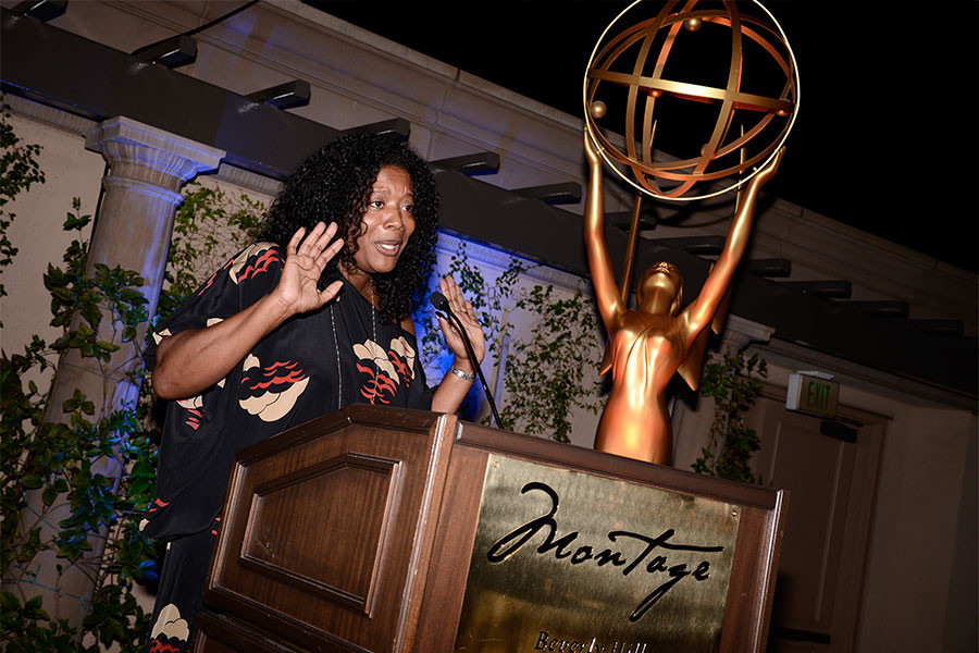 Leah Daniels Butler at the Casting Directors nominee reception September 10, 2015 in Los Angeles, California.