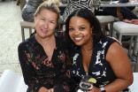 Lisa Bustamante and Melissa Mills at the Executive Peer Group celebration at the Montage Beverly Hills, August 23, 2016.
