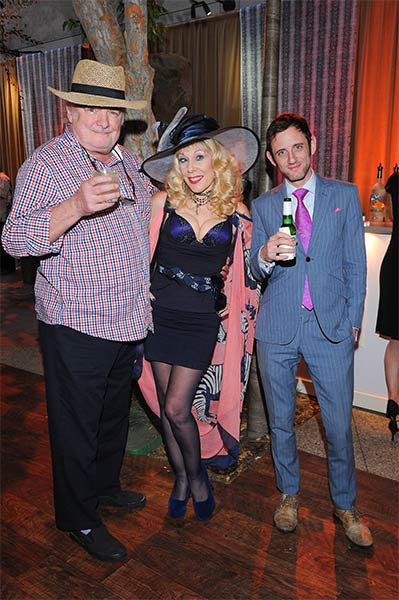 Maximillion Lobkowicz, Susan Block and Luzer Twersky at the Documentary Programming and Reality Programming nominee reception in North Hollywood, California.