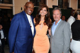 Louis Gossett, Jr., Bianca Blanco, and John Savage at the 2015 Dynamic &amp; Diverse Emmy Celebration, August 27, 2015 in Beverly Hills, California.