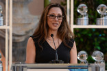 Lucia Gervino, Honors chair, speaks at the awards presentation at the Eighth Annual Television Academy Honors, May 27 at the Montage Beverly Hills.