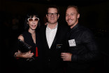 Television Academy governor Lynda Kahn with Eric Anderson and Michael Lane Parks at the Motion and Title Design nominee reception September 11, 2015 in Los Angeles, California.