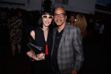 Television Academy governors Lynda Kahn and Rickey Minor at the Motion and Title Design nominee reception September 11, 2015 in Los Angeles, California.