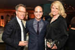 Mark Johnson, Michael Kelly, and Lezlie Johnson at the Performers Nominee Reception September 19, 2015, at the Pacific Design Center in Los Angeles, California.