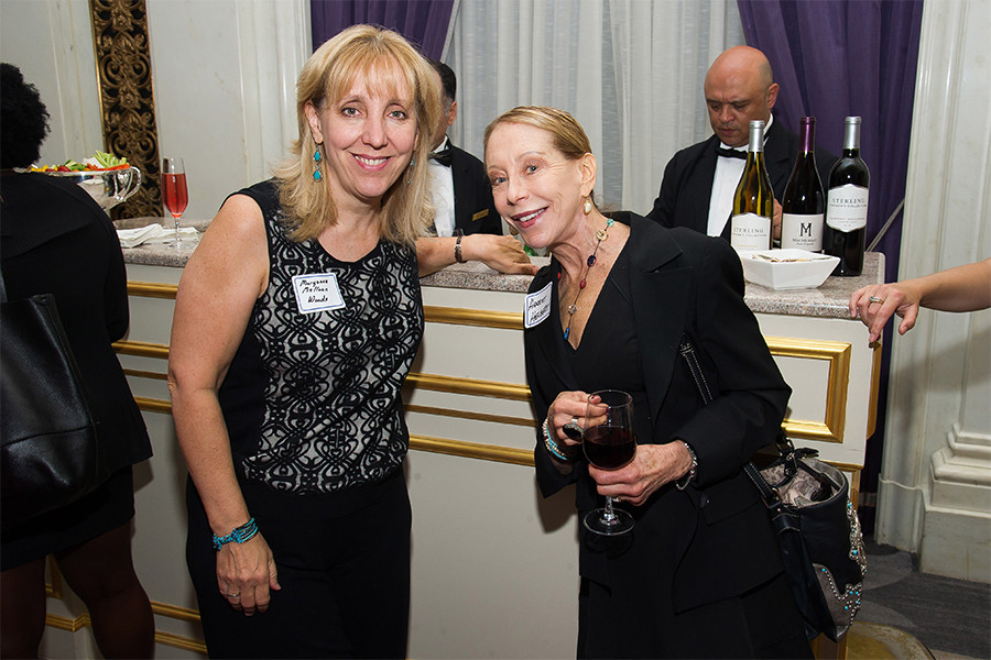 Maryanne Melloan and Harriet Helberg at Networking Night Out NYC! at the St. Regis Hotel in New York City, June 12, 2015.