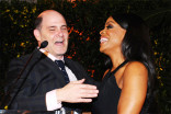 Matthew Weiner and Niecy Nash at the Writers nominee reception September 17, 2015, at the Montage in Beverly Hills, California.