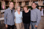 Television Academy president and CEO Maury McIntyre, Florence Henderson, Television Academy vice president, event production Barbara Held, and Patrick Welborn at the 2015 Choreography Nominee Reception, August 30, 2015, at the Montage in Beverly Hills.