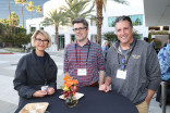 Tasha Oren, Josh David Jackson and Michael Taylor at the welcome reception
