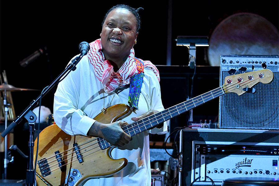 Meshell Ndegeocello performs at WORDS + MUSIC, presented Thursday, June 29, 2017 at the Television Academy&#039;s Wolf Theatre at the Saban Media Center in North Hollywood, California.