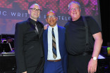 Television Academy governors Michael A. Levine and Rickey Minor with conductor Mark Watters at WORDS + MUSIC, presented Thursday, June 29, 2017 at the Television Academy&#039;s Wolf Theatre at the Saban Media Center in North Hollywood, California.