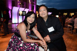 Gina and Michael Goi at the Cinematographers and Electronic Production nominee reception September 1, 2015 in Los Angeles, California.
