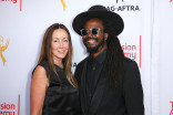 Michelle Bennett and Allen Forrest at the 2015 Dynamic &amp; Diverse Emmy Celebration, August 27, 2015 in Beverly Hills, California.