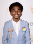 Miles Brown at the Performers Nominee Reception September 19, 2015, at the Pacific Design Center in Los Angeles, California.