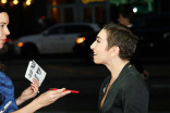 Naomi Grossman is interviewed at An Evening with the Women of American Horror Story in Hollywood, California.