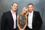 Showtime president David Nevins with actors Claire Danes and Damian Lewis at An Evening with Homeland.