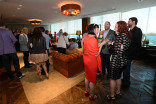 Nominees and guests mingle at the Motion and Title Design Nominee Reception in West Hollywood, California.