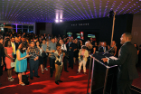 The guests enjoy a speaker at the Television Academy&#039;s Dynamic and Diverse event, August 25, 2016, at the Saban Media Center, North Hollywood, California.