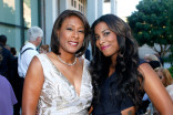 Governor&#039;s Award recipient Pat Harvey and daughter Michelle Byrd at the 67th Los Angeles Area Emmy Awards July 25, 2015, at the Skirball Cultural Center in Los Angeles, California.